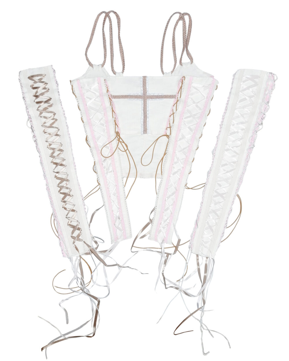 CORSET SET in white